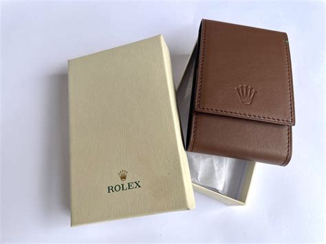 authentic rolex travel pouch|Rolex travel carrying case.